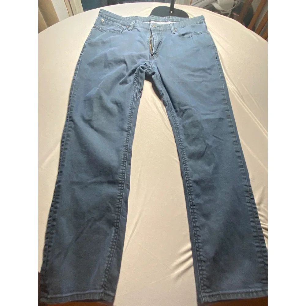 Levis 511 Slim Fit Blue Grey Stretch Pants 38x30 19111-0044